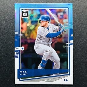 Max Muncy - 2020 Donruss Optic Carolina Blue and White #192